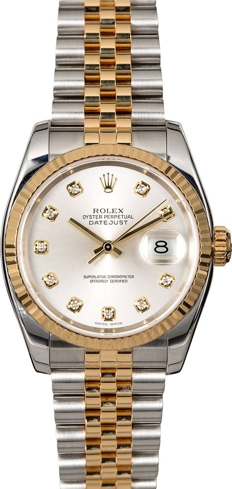 rolex two tone datejust price